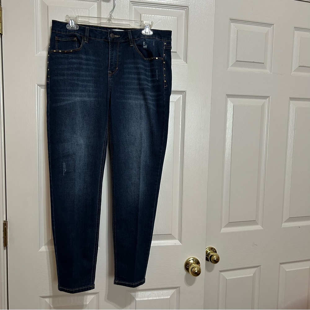 Kensie Women's Deep Indigo Skinny Jeans